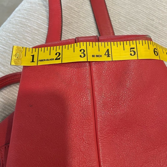 Coach Legacy Rory 
•north south satchel 
•shoulder bag large
•Leather Red - Picture 10 of 11